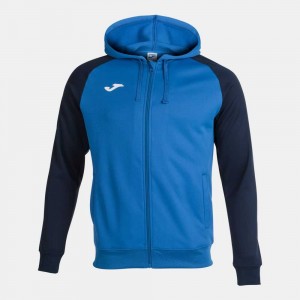 Joma Academy Iv Zip up Hoodie Erkek Eşofman Kraliyet Mavisi Lacivert | 25QPSNRZL