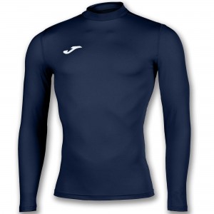 Joma Academy Shirt Brama L/S Erkek Tişört Lacivert | 93PFRCJBZ