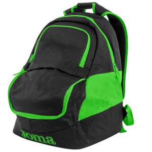 Joma Backpack Diamond Ii fluor Erkek Çantası Siyah Yeşil | 79KTQSXRV