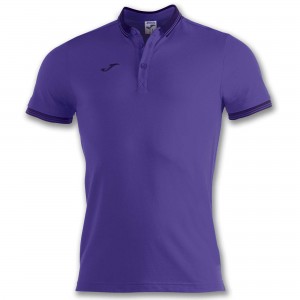 Joma Bali Ii Polo S/S Erkek Tişört Mor | 57QNLHXGY