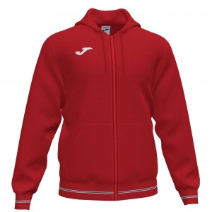 Joma Campus Iii Hoodie Jacket Erkek Eşofman Kırmızı | 82XQAYSKC