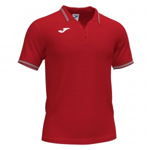 Joma Campus Iii Polo S/S Erkek Tişört Kırmızı | 49MAZLFES