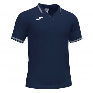 Joma Campus Iii Polo S/S Erkek Tişört Lacivert | 62LTADZXF