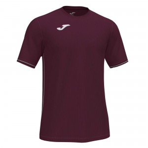 Joma Campus Iii T-shirt S/S Erkek Tişört Bordo | 47MAXWTYU