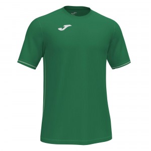 Joma Campus Iii T-shirt S/S Erkek Tişört Yeşil | 46ZJAOVGD