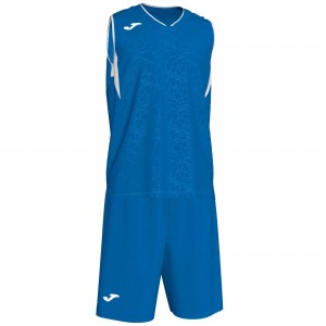 Joma Campus Set Basket Sleeveles Erkek Setler Kraliyet Mavisi Beyaz | 74MDVKCLR