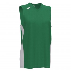 Joma Cancha Iii T-shirt Sleeveless Kadın Tişört Yeşil Beyaz | 29RZDOWEI