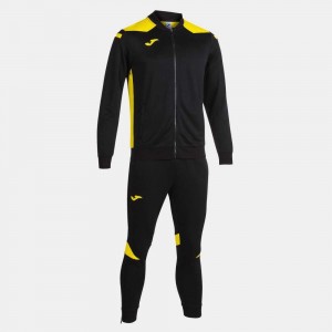 Joma Championship Vi Tracksuit Erkek Eşofman Siyah Sarı | 63PYGWFLD