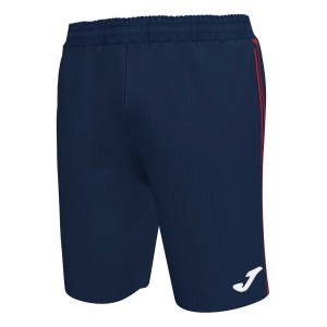 Joma Classic Bermuda Erkek Pantolon Lacivert Kırmızı | 72RFMOEPG