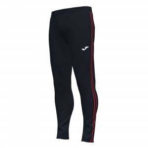 Joma Classic Long Pants Erkek Eşofman Siyah Kırmızı | 05SWCAONU