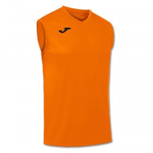 Joma Combi Shirt Sleeveless Erkek Tişört Turuncu | 62PFKVIXU