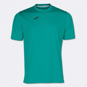 Joma Combi Short Sleeve T-shirt Erkek Tişört Turkuaz | 19QPJSRGE