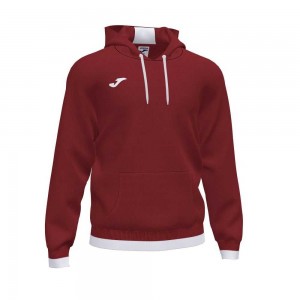 Joma Confort Ii Hoodie Erkek Tişörtü Bordo Beyaz | 19NEMIBYA