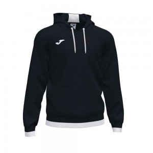 Joma Confort Ii Hoodie Erkek Tişörtü Siyah Beyaz | 56VZOPHFT