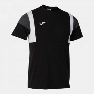 Joma Confort Iii Short Sleeve T-shirt Erkek Tişört Siyah | 30ALHIKYP