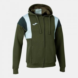 Joma Confort Iii Zip up Hoodie Erkek Eşofman Haki | 71IUXYKVT