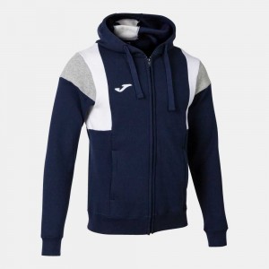 Joma Confort Iii Zip up Hoodie Erkek Eşofman Lacivert | 02IDCFTNO