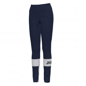 Joma Crew Iv Long Pants Kadın Pantolon Lacivert Beyaz | 51RLQUOCK