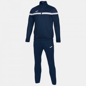 Joma Danubio Tracksuit Erkek Eşofman Lacivert Beyaz | 25FAIWQCN