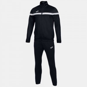 Joma Danubio Tracksuit Erkek Eşofman Siyah Beyaz | 58QMTLPEJ