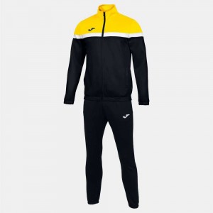 Joma Danubio Tracksuit Erkek Eşofman Siyah Sarı | 14ZOQVULI