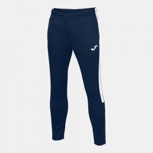 Joma Eco Championship Long Pants Erkek Pantolon Lacivert Beyaz | 52UYNQVOD