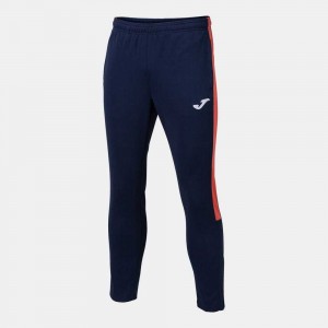 Joma Eco Championship Long Pants Fluor Erkek Eşofman Lacivert Turuncu | 02PGBHZJA