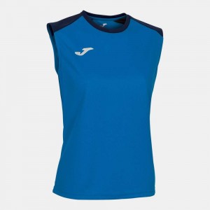 Joma Eco Championship Tank Top Kadın Tişört Kraliyet Mavisi Lacivert | 35BYPIGRO