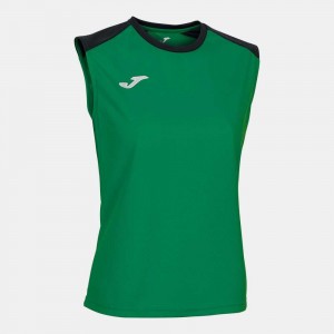 Joma Eco Championship Tank Top Kadın Tişört Yeşil Siyah | 46HJLQTWK