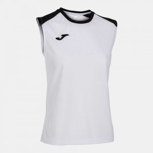 Joma Eco Championship Tank Top Kadın Tişört Beyaz Siyah | 23FOHXPCU