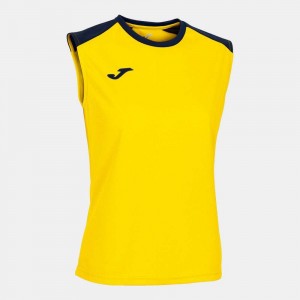 Joma Eco Championship Tank Top Kadın Tişört Sarı Lacivert | 29WTXLFYB