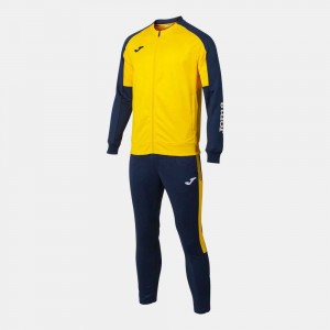 Joma Eco Championship Tracksuit Erkek Eşofman Sarı Lacivert | 80IEMJXDT