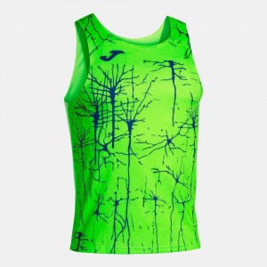 Joma Elite Ix Tank Top Fluor Erkek Tişört Yeşil | 35FWXLJCM