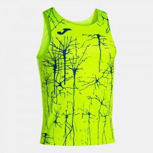 Joma Elite Ix Tank Top Fluor Erkek Tişört Sarı | 17ZHBSRIY