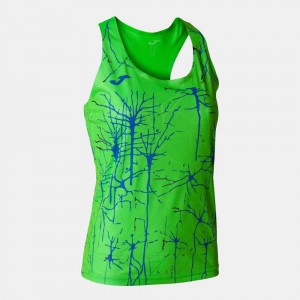 Joma Elite Ix Tank Top Fluor Kadın Tişört Yeşil | 06BNCFIAO