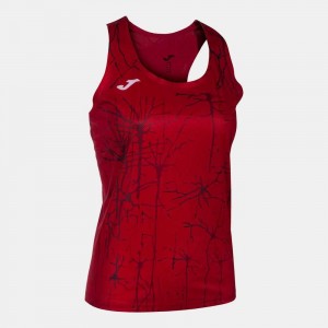 Joma Elite Ix Tank Top Kadın Tişört Kırmızı | 21BOUSTIV