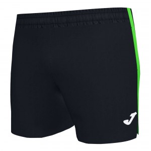 Joma Elite Vii Micro Short fluor Erkek Pantolon Siyah Yeşil | 83JVCASFP