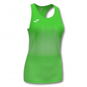 Joma Elite Vii Tank Top Fluor Kadın Tişört Yeşil Beyaz | 63EBGTHOK