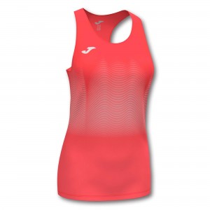 Joma Elite Vii Tank Top Fluor Kadın Tişört Mercan Beyaz | 13JGANOIC