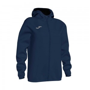 Joma Elite Viii Raincoat Kadın Mont Lacivert | 90UTDHWXY