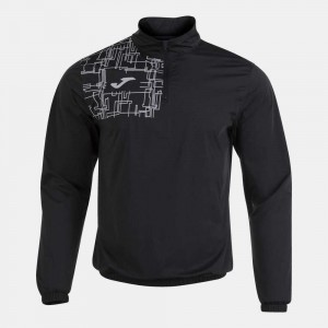 Joma Elite Viii Sweatshirt Erkek Tişörtü Siyah | 34ULWATHO