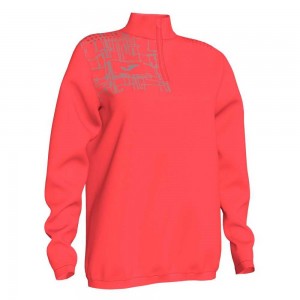 Joma Elite Viii Sweatshirt Fluor Kadın Tişörtü Mercan | 17HEQFMXO