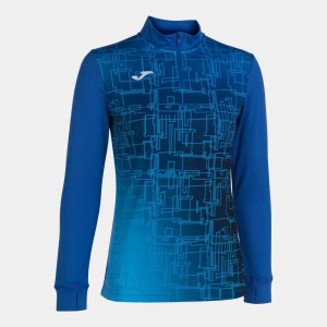 Joma Elite Viii Sweatshirt Kadın Tişörtü Kraliyet Mavisi | 52HFRLTDX