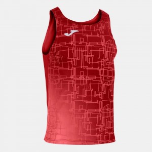 Joma Elite Viii Tank Top Erkek Tişört Kırmızı | 81QSHWXFC