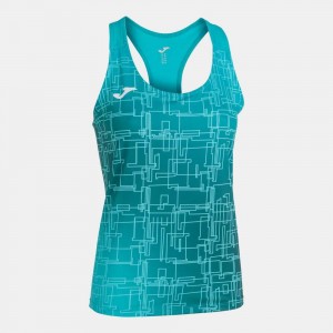 Joma Elite Viii Tank Top Kadın Tişört Turkuaz | 51ZNYQEUC