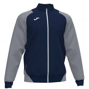 Joma Essential Ii Jacket Erkek Eşofman Lacivert Beyaz | 12JOBCGRW