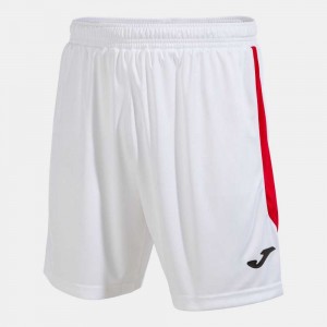 Joma Glasgow Short Erkek Pantolon Beyaz Kırmızı | 34FSCZWXP