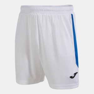 Joma Glasgow Short Erkek Pantolon Beyaz Kraliyet Mavisi | 50DQVOFHW