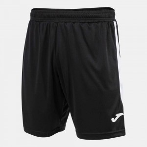 Joma Glasgow Short Erkek Pantolon Siyah Beyaz | 91QCNDFIJ