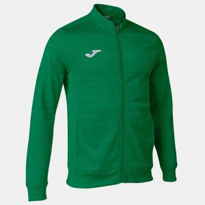 Joma Grafity Iii Full Zip Sweatshirt Erkek Eşofman Yeşil | 53WZEUPRK